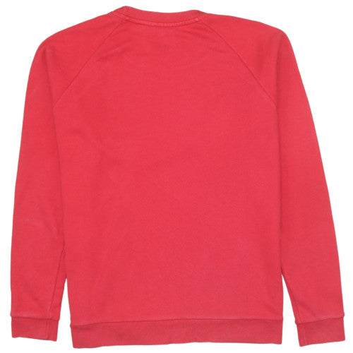 Levi's Men's Red Crew Neck Logo Pullover Sweatshirt Size S
