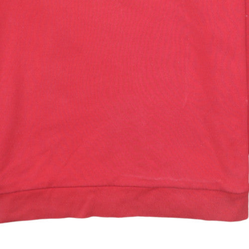 Levi's Men's Red Crew Neck Logo Pullover Sweatshirt Size S