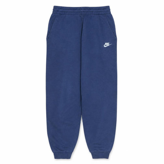Front view of Nike boys’ blue xl jogger sweatpants fleece lined elastic waist activewear