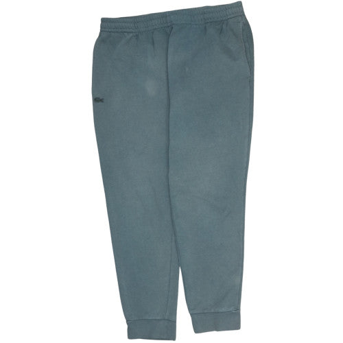 Lacoste Men Blue Slim Fit Jogger Sweatpants Size 2XL Fleece Cotton
