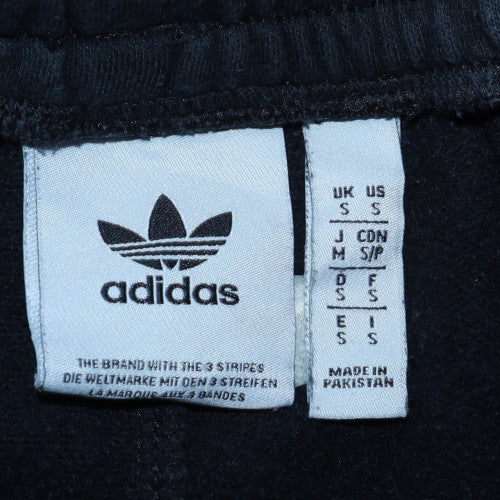 Adidas Mens Black Jogger Sweatpants Size S Fleece Tapered Activewear