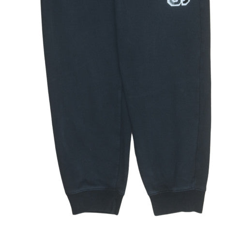 Adidas Mens Black Jogger Sweatpants Size S Fleece Tapered Activewear