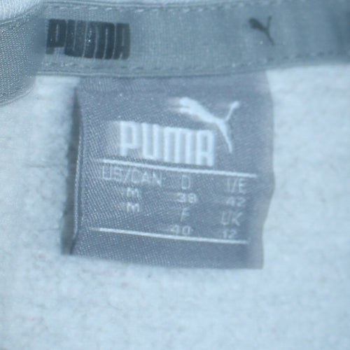 Puma Womens Grey Size 12 Pullover Hoodie Sweatshirt