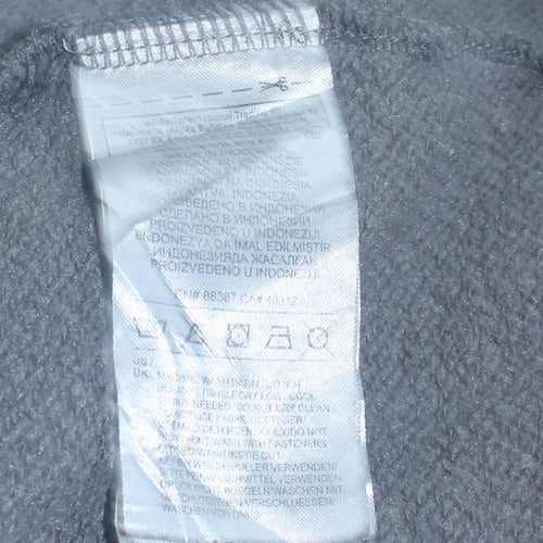 Adidas Mens Grey Full Zip Fleece Hoodie Size L
