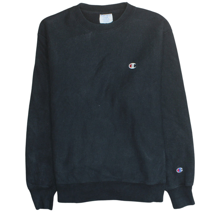 Champion Men's Black Large Pullover Sweatshirt Crew Neck Fleece