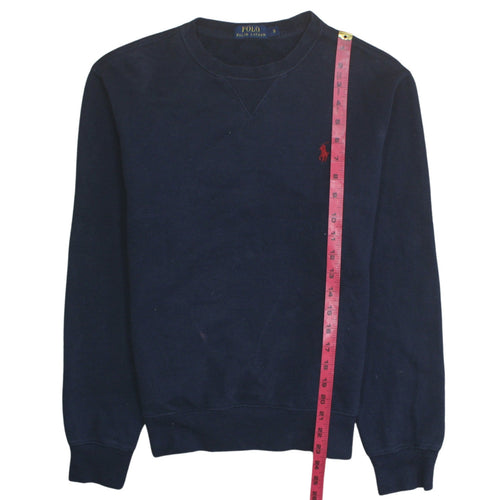 Ralph Lauren Men Blue Crew Neck Pullover Sweatshirt Size S