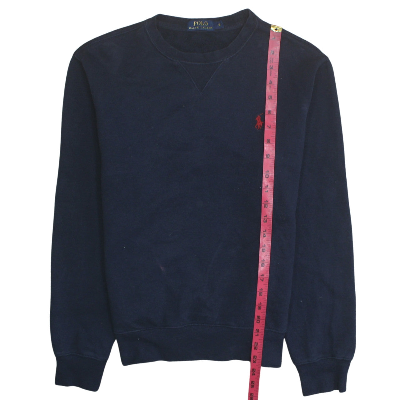 Ralph Lauren Men Blue Crew Neck Pullover Sweatshirt Size S