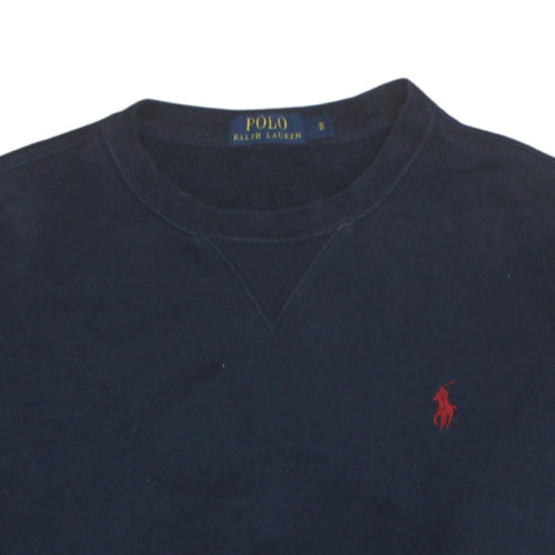 Ralph Lauren Men Blue Crew Neck Pullover Sweatshirt Size S