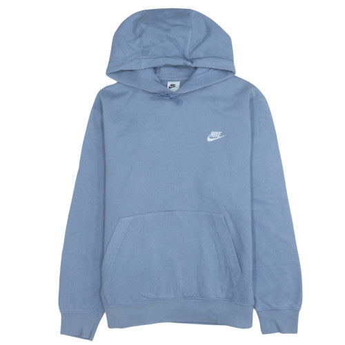 Nike Men's Blue Pullover Hoodie M Regular Fit Fleece Sweatshirt