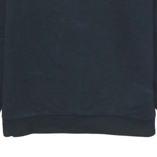 Adidas Men's Black Small Crew Neck Pullover Sweatshirt