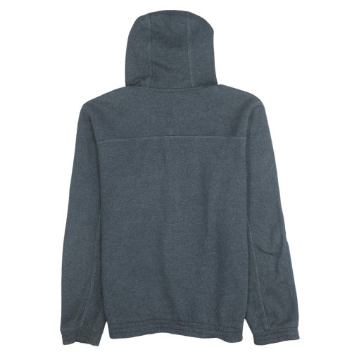adidas Men's Grey Full Zip Fleece Hoodie Size M Sportswear