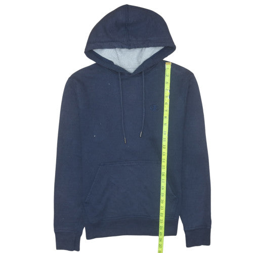 Champion Men's Blue Pullover Hoodie Size S Fleece Regular Fit