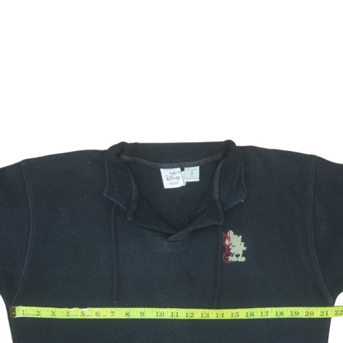 Disney Store Men's Navy Cotton Pullover Sweatshirt Size S Mickey NYC