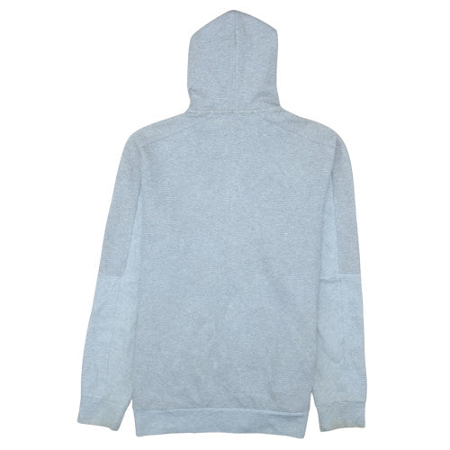 Adidas Men’s Grey Full Zip Hoodie Size L Regular Fit Sportswear