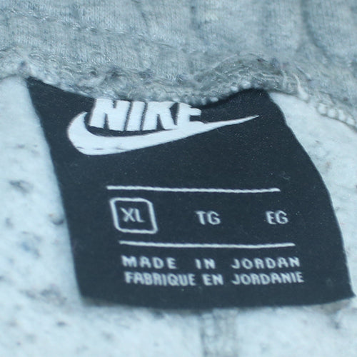 Nike Mens Grey XL Fleece Sweatpants Joggers Regular Fit