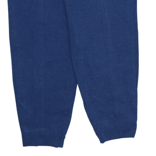Nike Men's Blue Jogger Sweatpants M Regular Fit Zip Pocket Cotton Blend