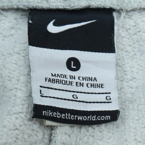 Nike Men's Grey Sweatpants L Sport Academie Fleece Joggers