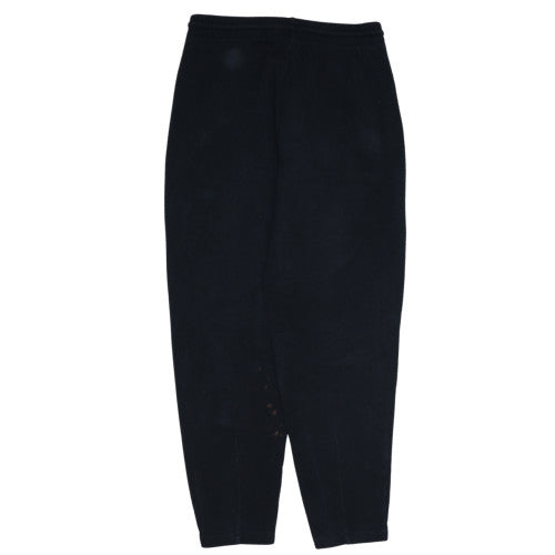 Adidas Womens Black Jogger Sweatpants Size 8-10 Fleece Activewear