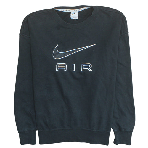Nike Men's Black Air Crew Neck Pullover Sweatshirt Size S