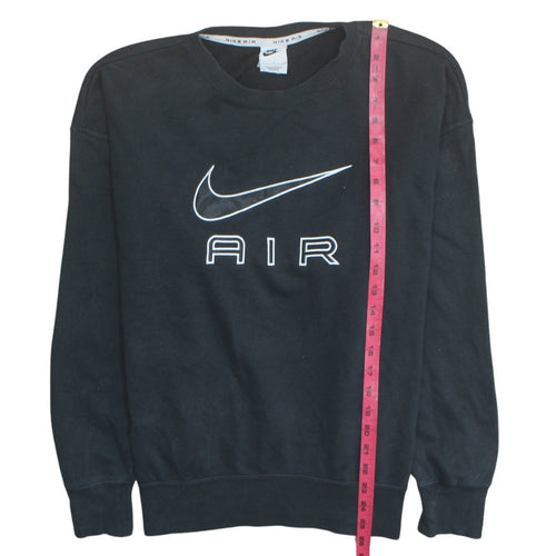 Nike Men's Black Air Crew Neck Pullover Sweatshirt Size S
