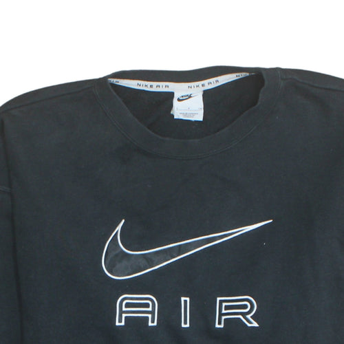 Nike Men's Black Air Crew Neck Pullover Sweatshirt Size S