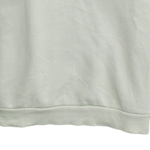 Puma Womens Beige Crew Neck Sweatshirt L Cotton Blend Casual