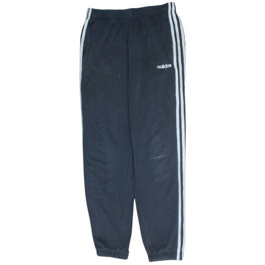 adidas Men's Black M Track Pants with Side Stripes