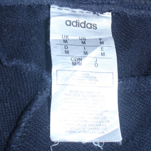 adidas Men's Black M Track Pants with Side Stripes