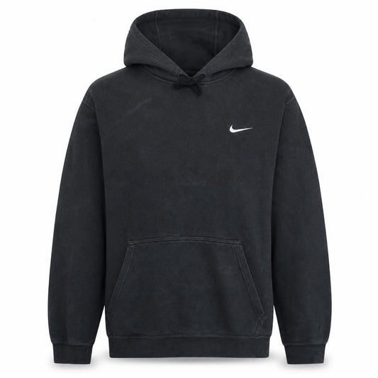 Front view of Nike Men’s Black Pullover Hoodie XL Fleece Regular Fit Sportswear
