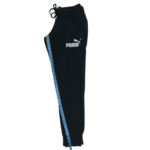 Puma Women's Black Jogger Trousers Size 10 Cotton Blend