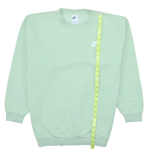 Nike Boys Green XL Pullover Fleece Sweatshirt Crew Neck Logo