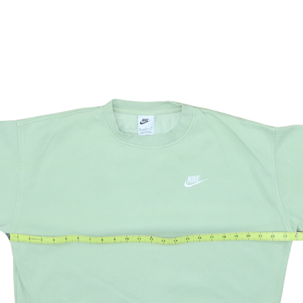 Nike Boys Green XL Pullover Fleece Sweatshirt Crew Neck Logo