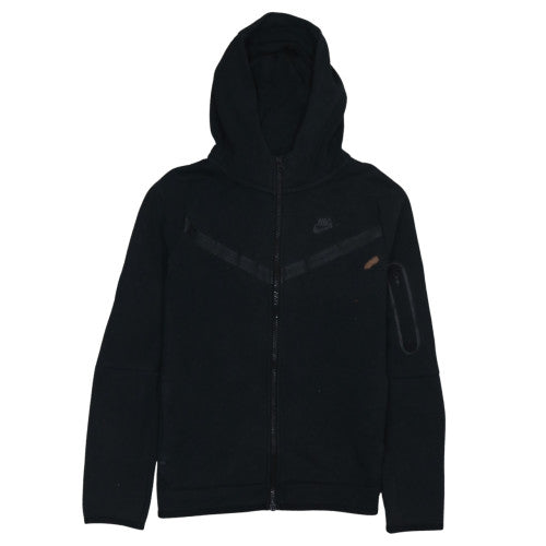 Nike Boys Black Full Zip Hoodie XL 158-170cm Fleece Style Sweatshirt