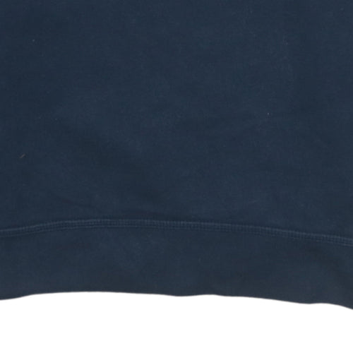 Nike Men Blue Crew Neck Pullover Sweatshirt Size M