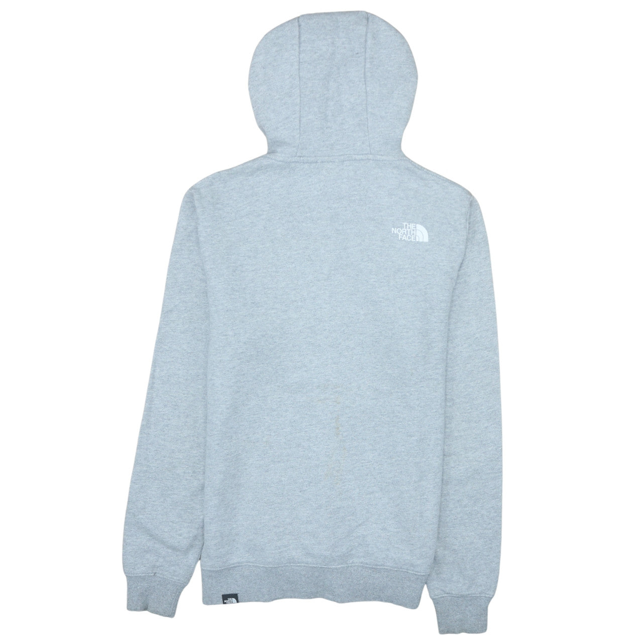 The North Face Men's Grey Pullover Hoodie Small Cotton Blend