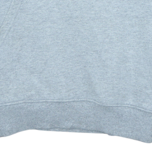 The North Face Men's Grey Pullover Hoodie Small Cotton Blend