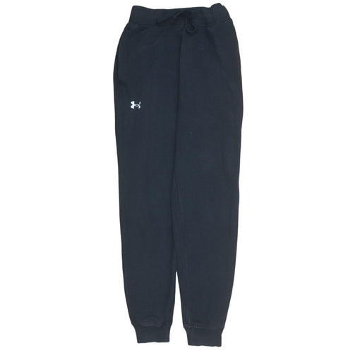 Under Armour Womens Black XS Jogger Sweatpants Cotton Blend