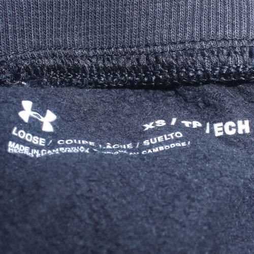Under Armour Womens Black XS Jogger Sweatpants Cotton Blend