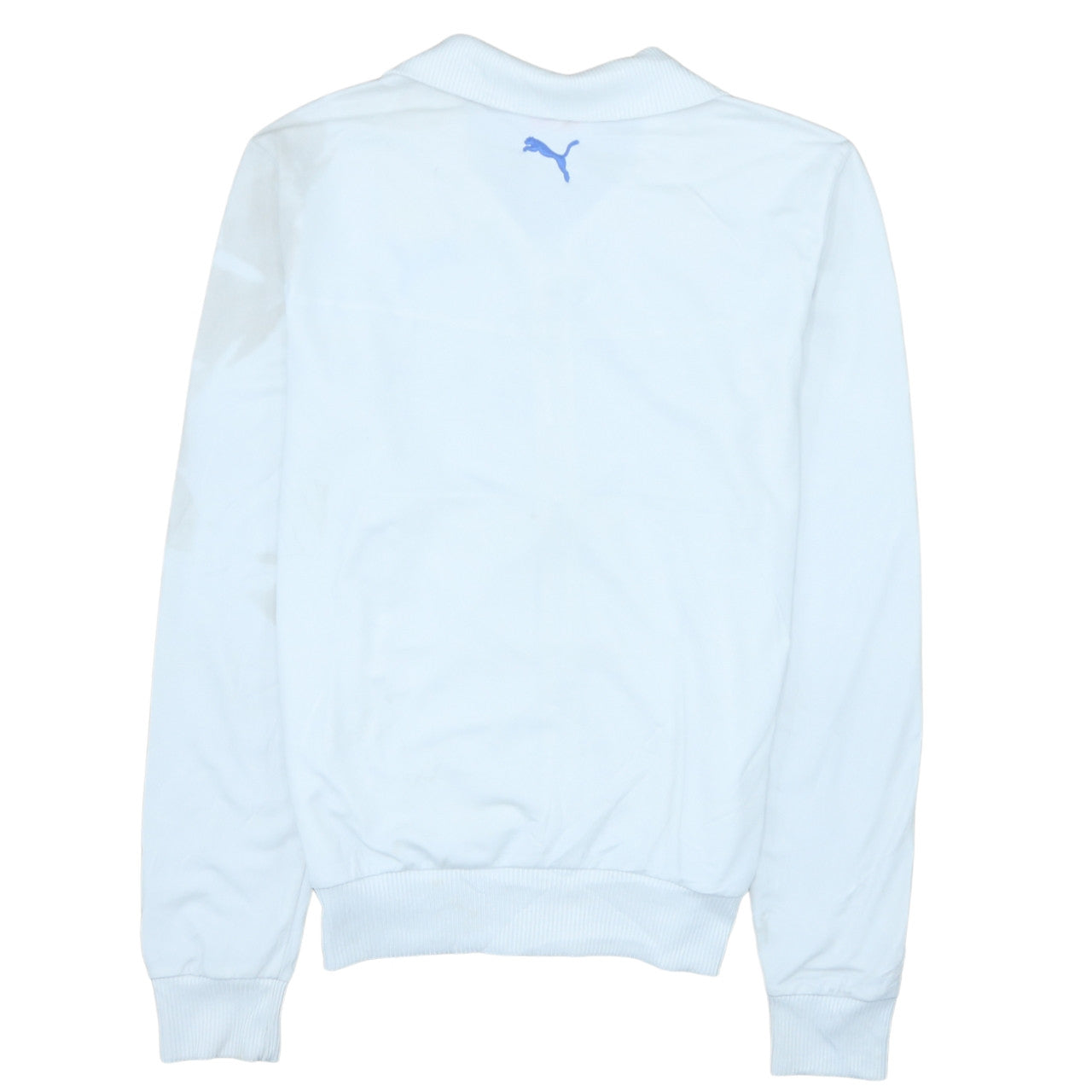 Puma Men's White Track Jacket Size S Regular Fit Full Zip Sportswear