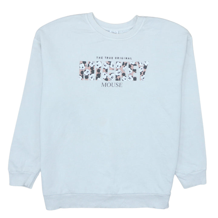 Disney at George Women’s Light Blue Mickey Mouse Sweatshirt L