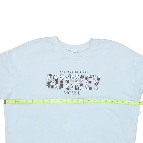 Disney at George Women’s Light Blue Mickey Mouse Sweatshirt L
