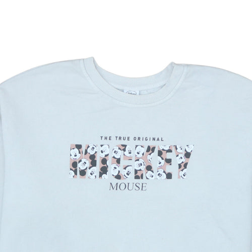 Disney at George Women’s Light Blue Mickey Mouse Sweatshirt L