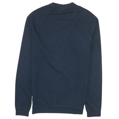 Hugo Boss Men's Blue Logo Crew Neck Sweatshirt Size S