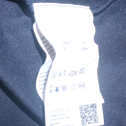 Hugo Boss Men's Blue Logo Crew Neck Sweatshirt Size S