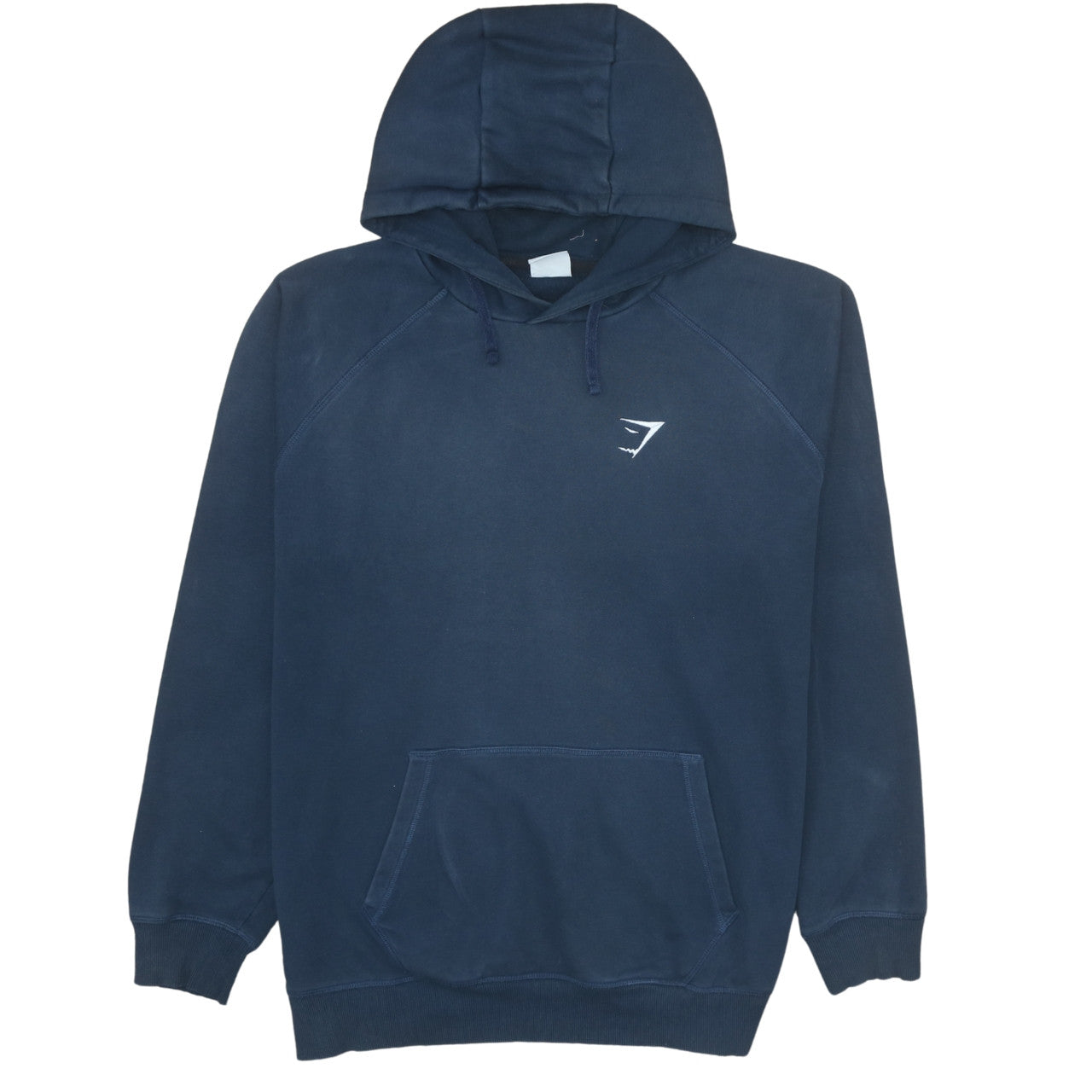 Gymshark Men's Blue Pullover Hoodie 2XL Regular Fit Fleece Sweatshirt