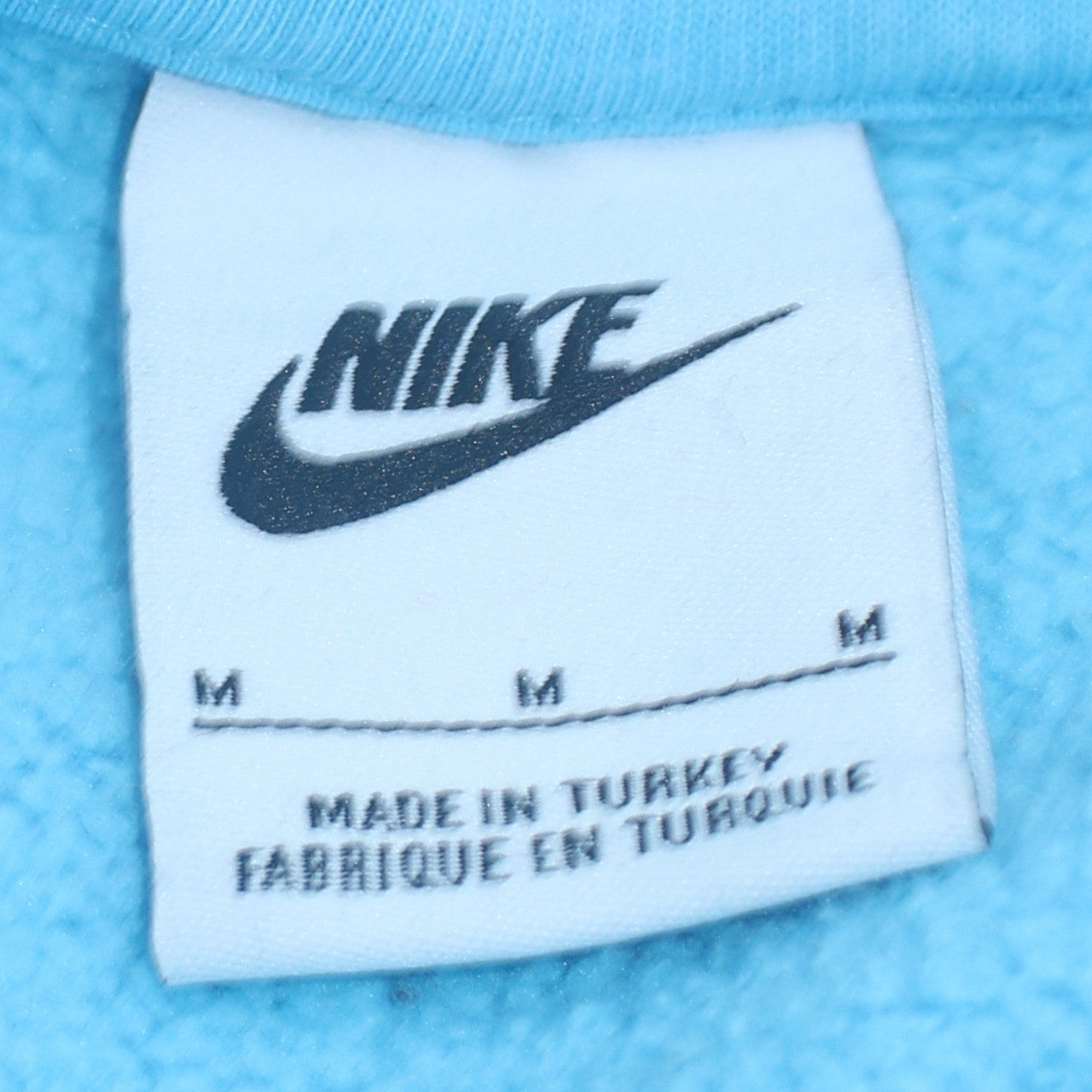 Nike Men's Blue Pullover Hoodie M Logo Graphic Sportswear