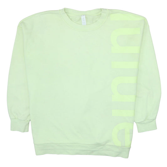 Lululemon Women's Green Size 12 Relaxed Fit Crew Neck Sweatshirt