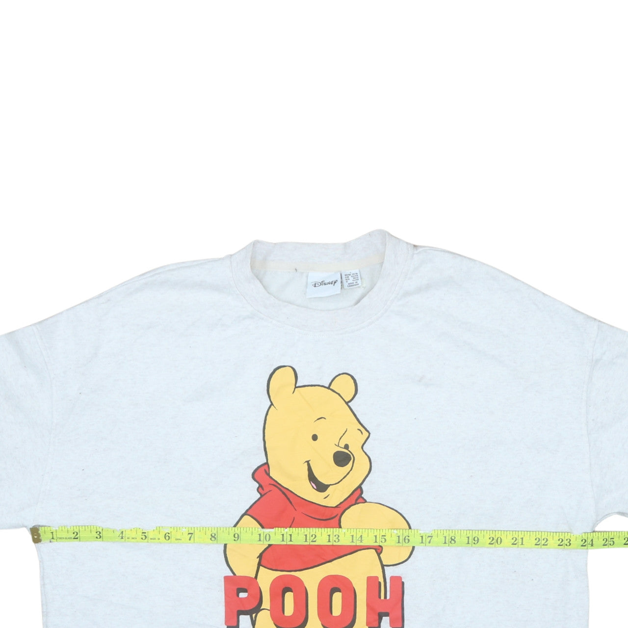 Disney Womens Grey Winnie the Pooh Pullover Sweatshirt Size L