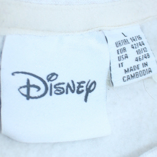 Disney Womens Grey Winnie the Pooh Pullover Sweatshirt Size L
