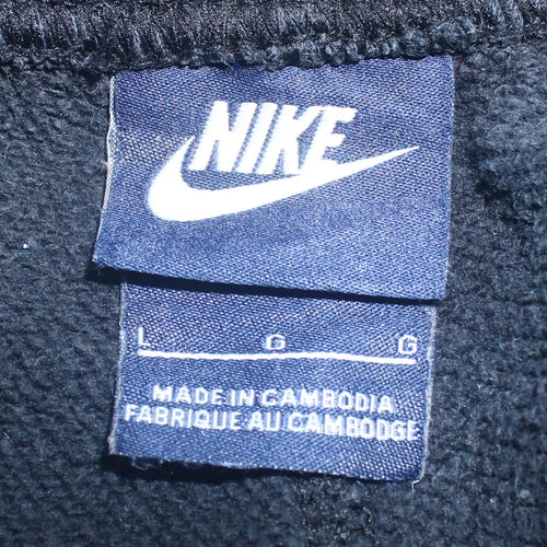 Nike Men's Blue Fleece Jogger Trousers Size L Comfortable Activewear